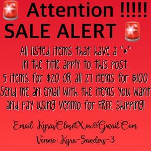 5 items with a * in title for $20 !!